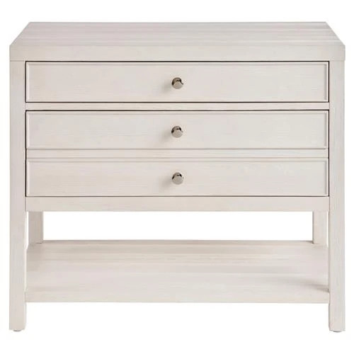 Bennett Modern Classic White Oak Nightstand | Kathy Kuo Home