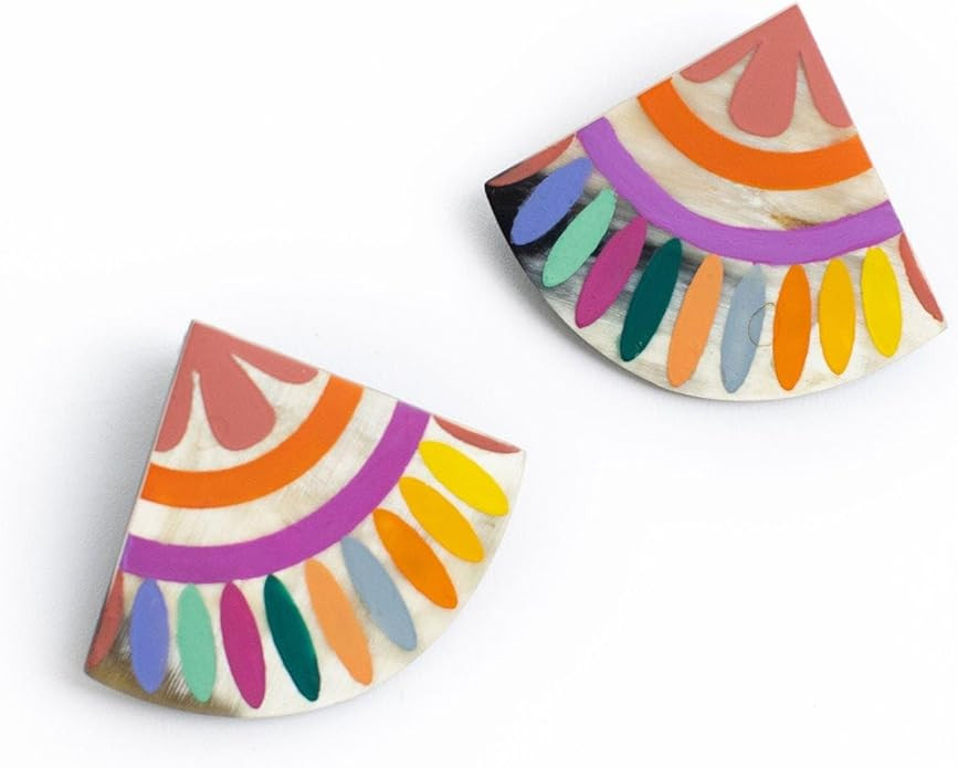 Rainbow Tile Earrings | Amazon (US)