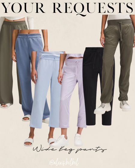 Wide leg petite friendly pants 

#LTKfindsunder50 #LTKfindsunder100