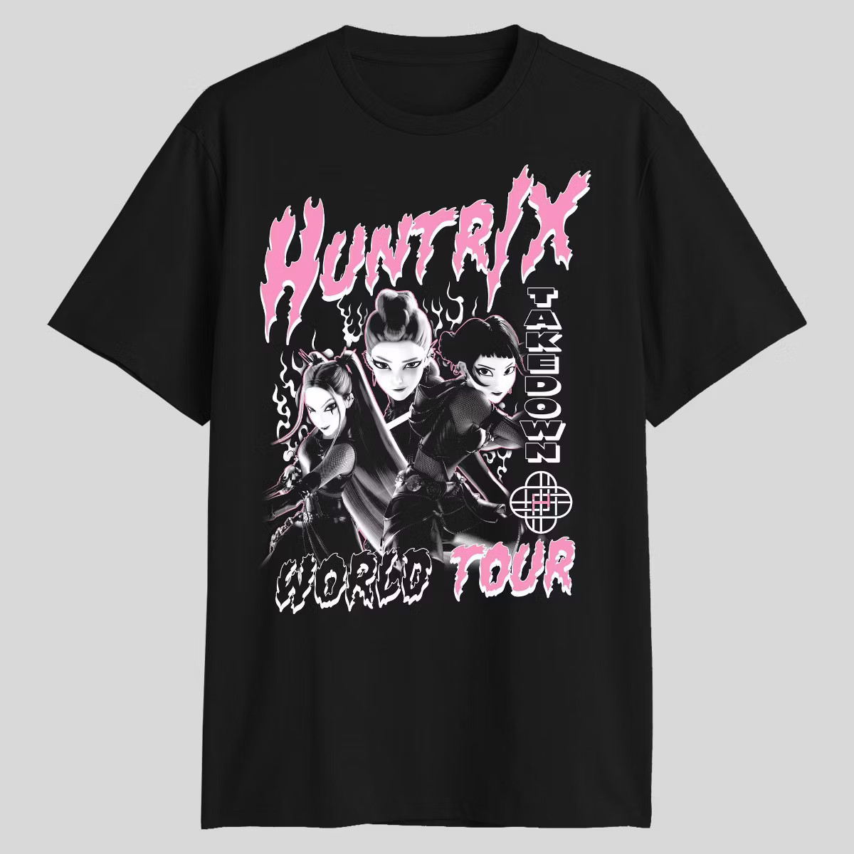 Men's K-Pop Demon Hunters Graphic T-Shirt - Black | Target