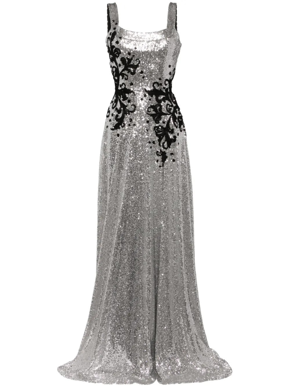 Saiid Kobeisy sequin-embellished gown - Silver | Farfetch Global