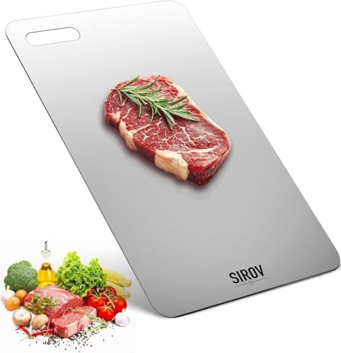 Katuchef Titanium Cutting Board for Kitchen, 100% Pure Titanium Cutting Board Food Grade,Non Toxi... | Amazon (US)