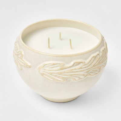 3 Wick Ceramic Botanical Black Pepper and Mahogany Jar Candle - Threshold™ Designed by Studio McGee | Target