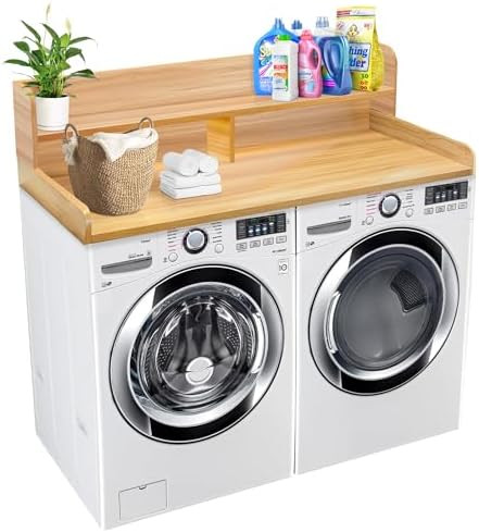 Royxen Laundry Countertop with Storage Universal Fit, Washer and Dryer Countertop with Shelf, Lau... | Amazon (US)