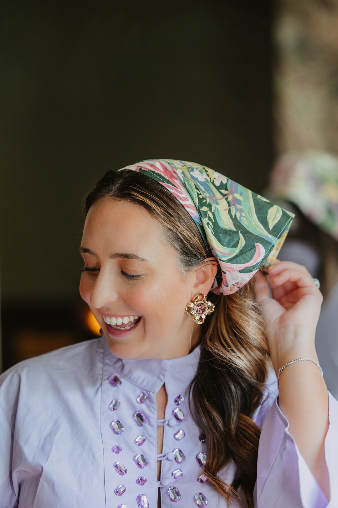 Ann Hair Scarf - Etsy | Etsy (US)