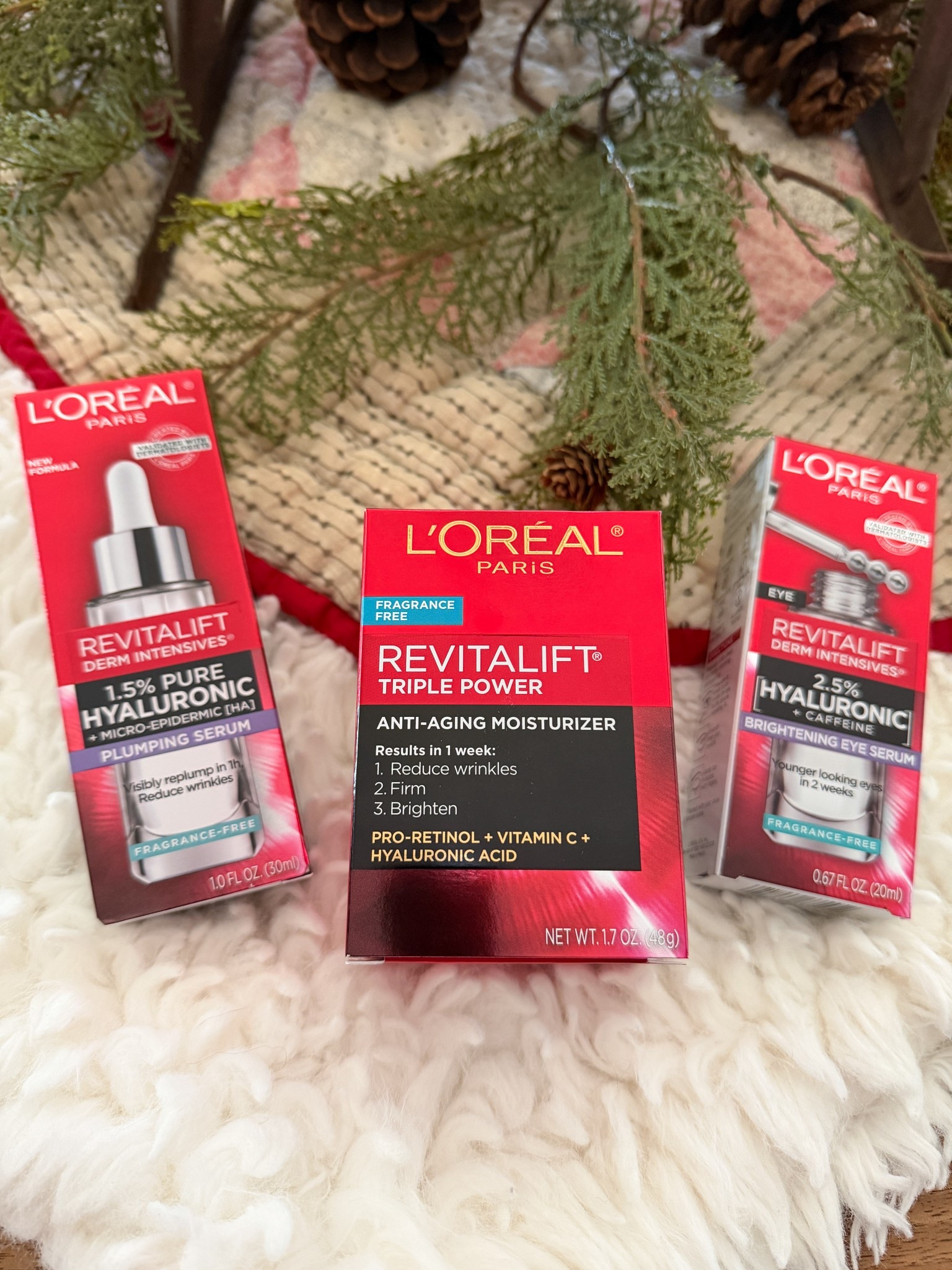 Have you tried any skincare from Loreal?   Loving this moisturizer and the Tri Peptide Serum.  Now trying 2 new products.  Can’t wait  

#LTKBeauty #LTKOver40