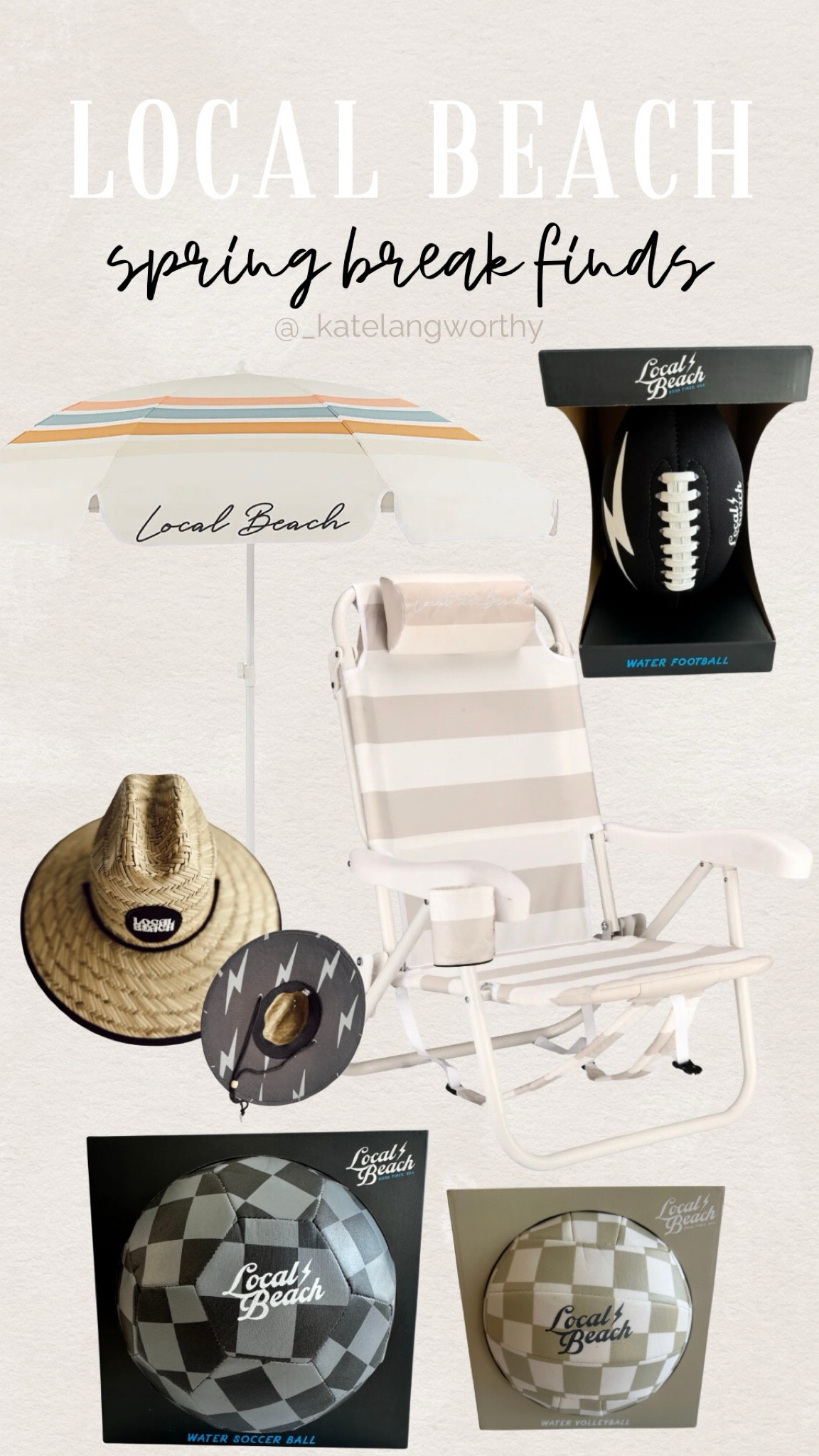 The cutest beach/summer stuff! Ordered a football & soccer ball for the beach over spring break to go in Easter baskets for the boys! 20% off SITEWIDE rn with code : LOVE20 🤍

#LTKmomlife #LTKKids #LTKTravel