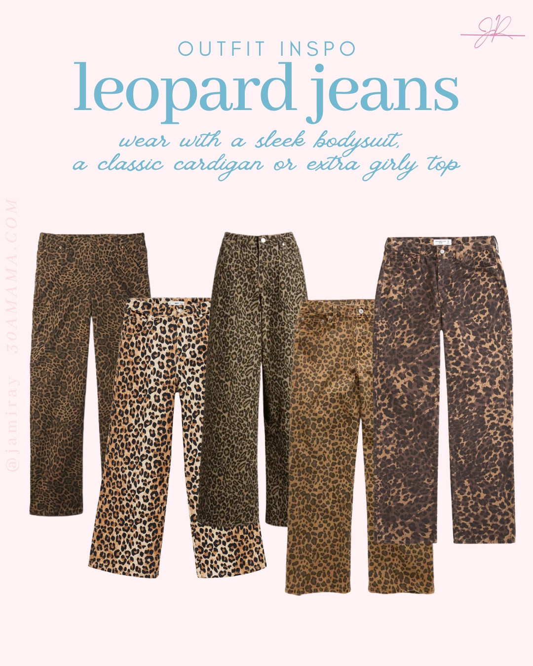 Leopard jeans in different cuts 

#LTKStyleTip #LTKFindsUnder100 #LTKMidsize