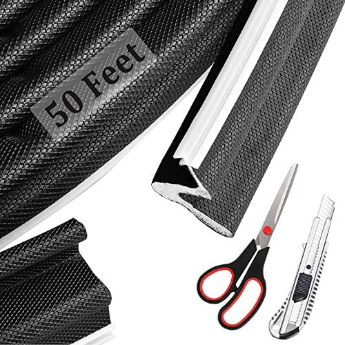 Door Weather Stripping Soundproof Door Seal Strip Shaped Foam Kerf Door Frame Weather Stripping f... | Amazon (US)