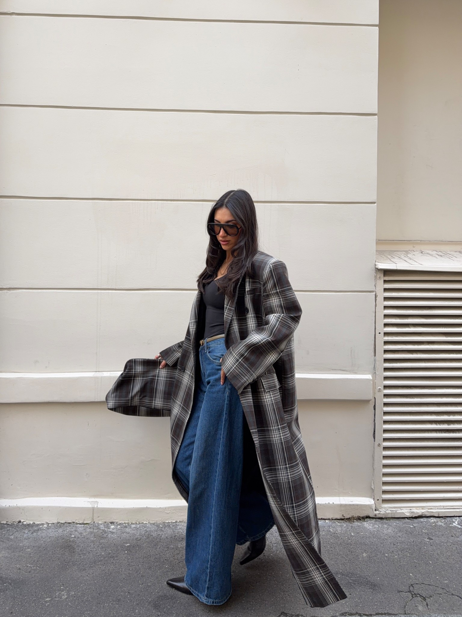 Matching check bag & coat🤎

#LTKspring #LTKuk
