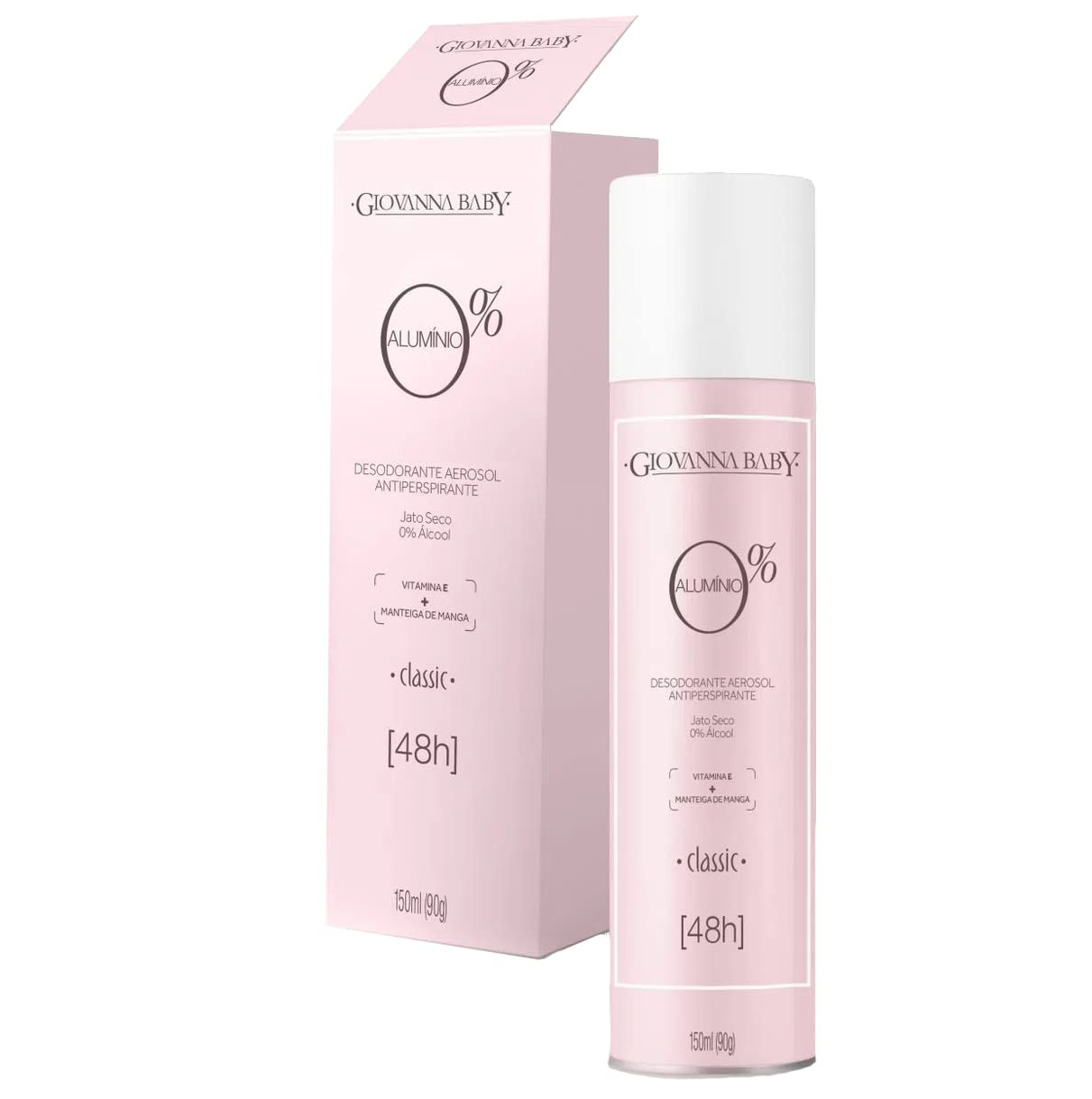 Giovanna Baby Desodorante Aerosol 0% Aluminio Classic 150 Ml | Amazon (BR)