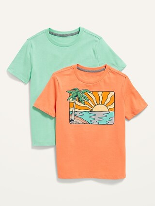 Short-Sleeve Graphic T-Shirt 2-Pack for Boys | Old Navy (US)