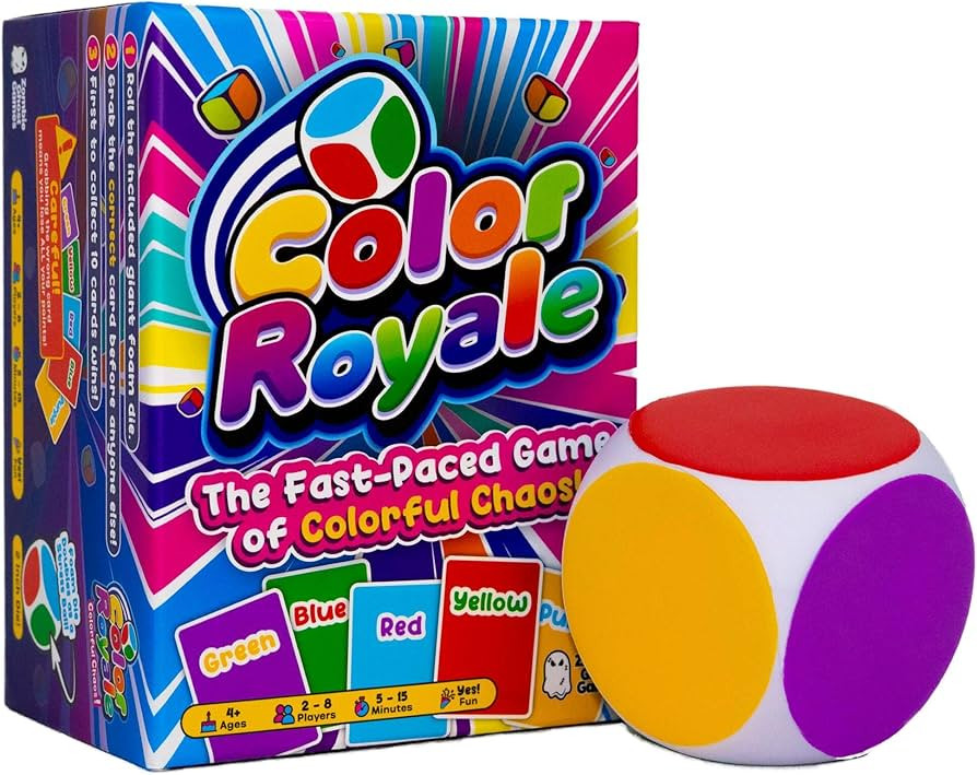 Zombie Ghost Games Color Royale Fast-Paced Family Card Game, Party Game for Kids and Adults, Colo... | Amazon (US)