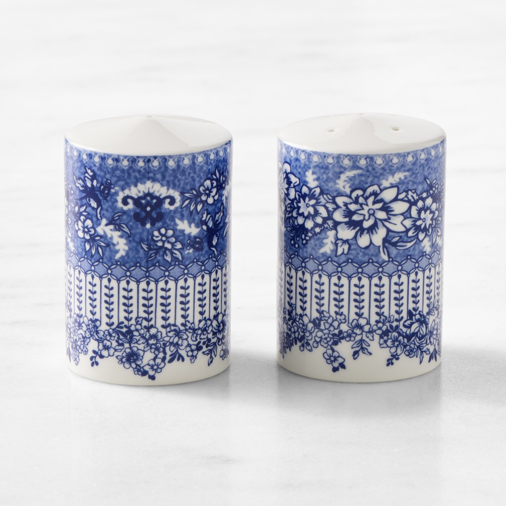 English Floral Salt & Pepper Shakers | Williams-Sonoma