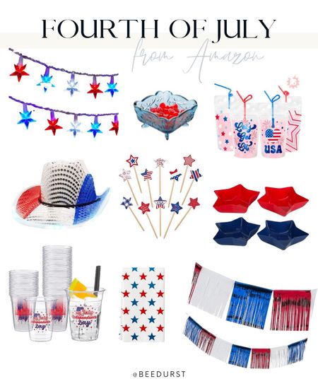 4th of July home decor from Amazon! Fourth of July party decorations, 4th of July party, red white and blue lights, Fourth of July hat

#LTKhome #LTKSeasonal #LTKunder50