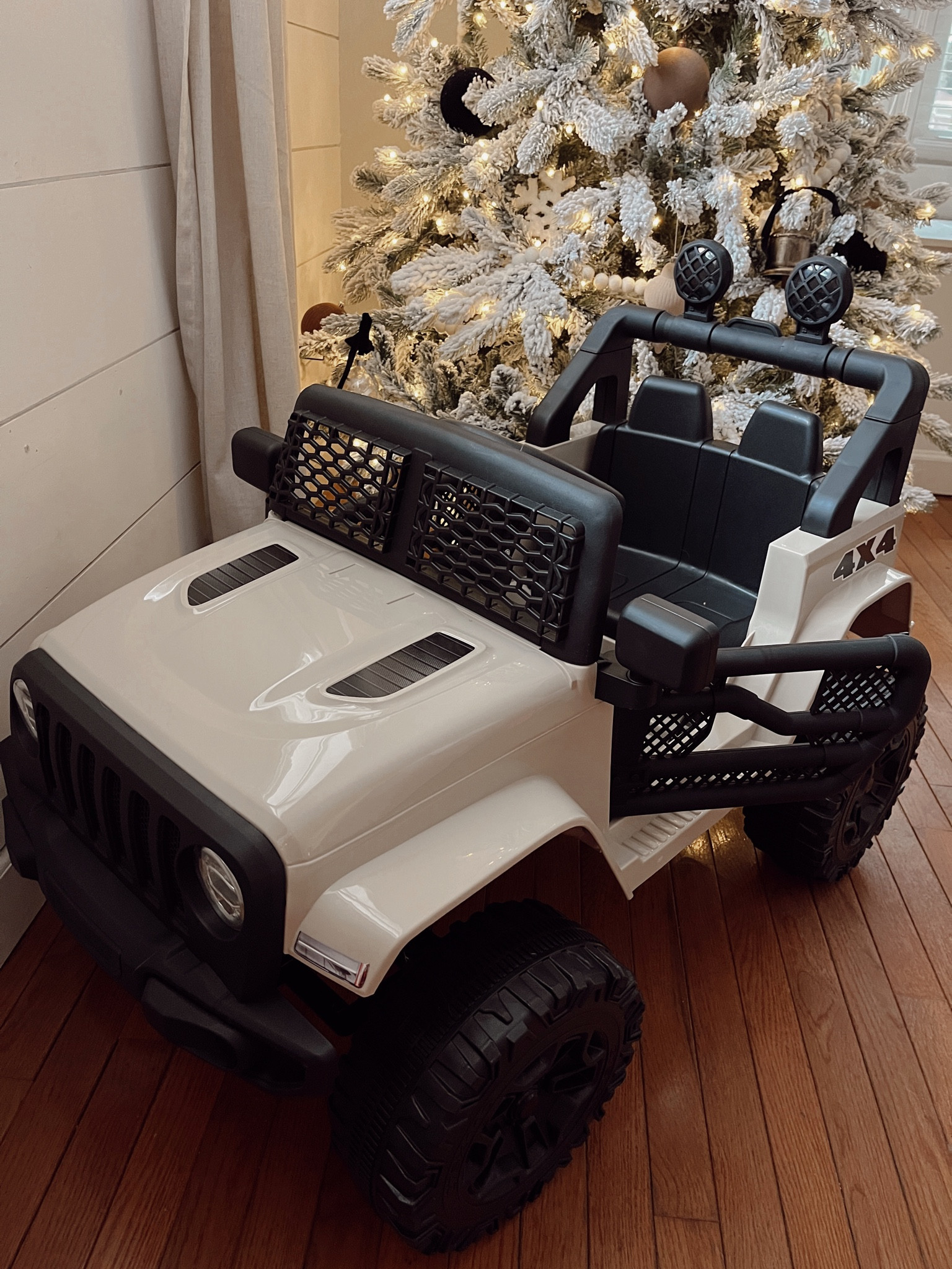 Toddler neutral jeep riding car 🤍

#LTKfamily #LTKbaby #LTKkids