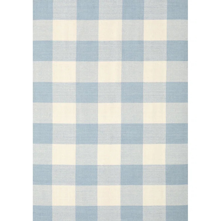 Kankakee Beige/Blue Rug | Wayfair North America