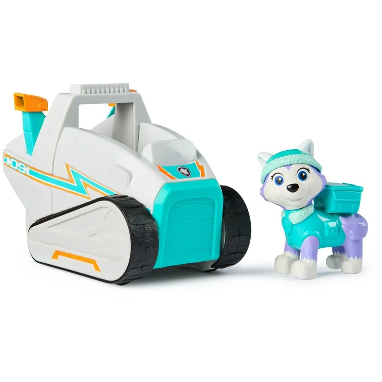 PAW Patrol Snow Plow Vehicle with Collectible Everest Figure, Sustainably Minded Toys for Kids Ag... | Walmart (US)