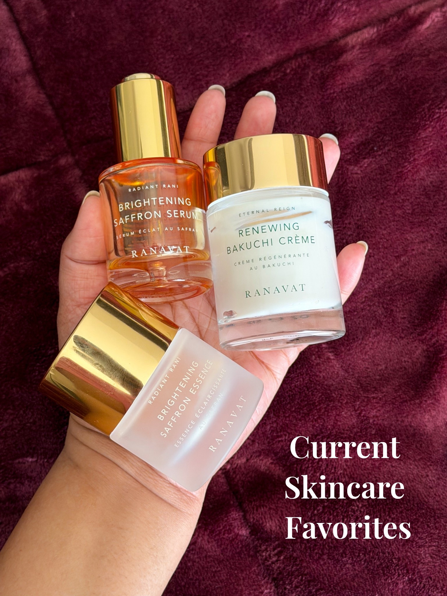 Current skincare favorites for my sensitive and combination skin. It’s sometimes challenging finding the right skincare products for the colder months but this year it was a seamless transition with these Ranavat skincare products. I’ve used their viral saffron serum for years and added their essence and face cream to my routine several weeks ago and my skin is thriving. Skincare routine, 30+ skincare, beauty find

#LTKBeauty #LTKgrwm #LTKdayinmylife