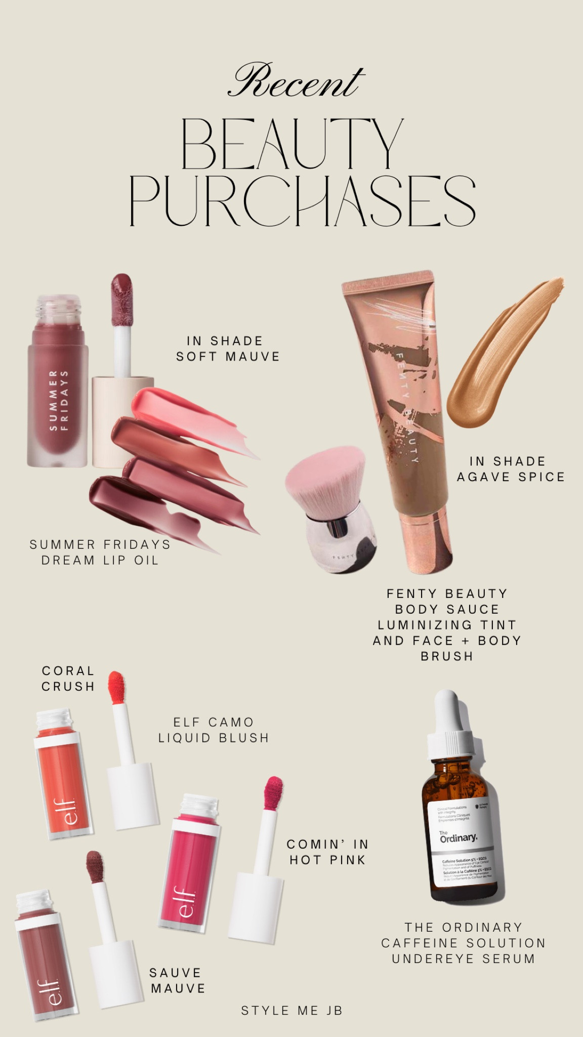 Recent beauty purchases •• Fenty Beauty is currently 60% off until 1/22 💋✨

#LTKsalealert #LTKbeauty