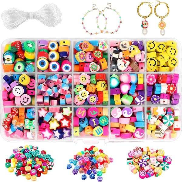Polymer Clay Beads  | Amazon (US)