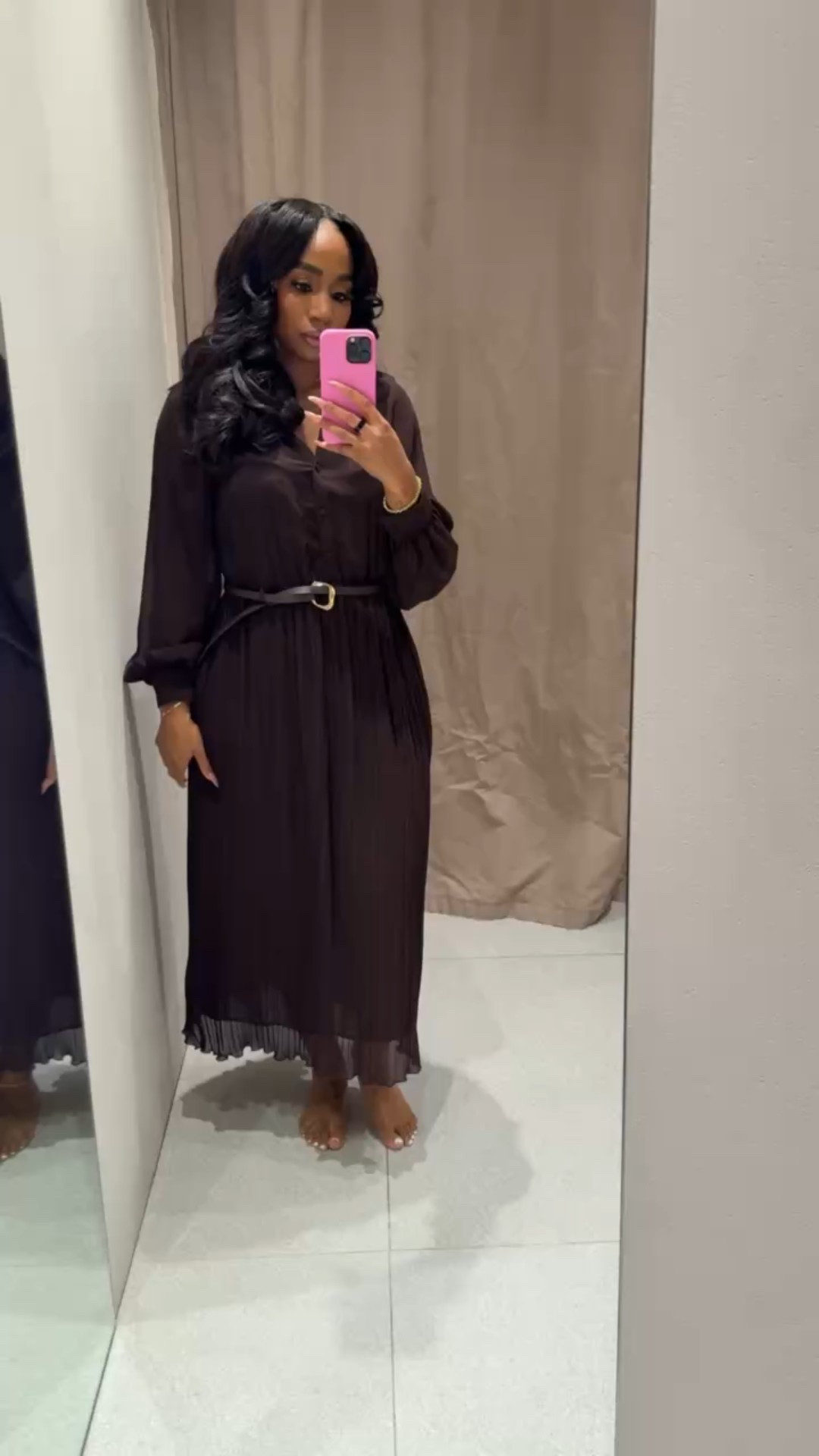 Pleated belted midi dress! Workwear style inspo! 

#LTKMidsize #LTKFindsUnder100 #LTKootd