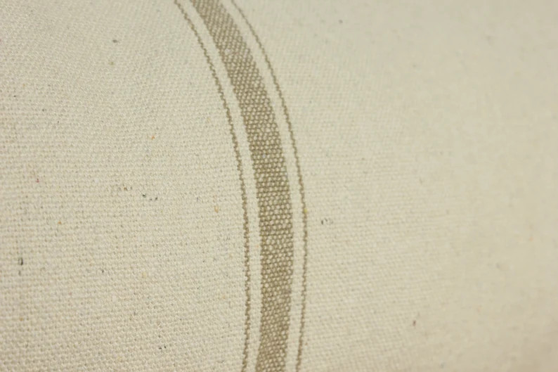 12x48 Vintage French Grain Sack Lumbar Pillow Cover | No309 | Etsy (US)