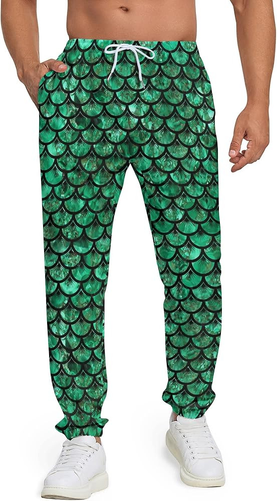 INZVKJLU Sweatpants for Men Joggers Pant 3D Printed Sports Pants Workout Pants with 2 Side Pocket... | Amazon (US)