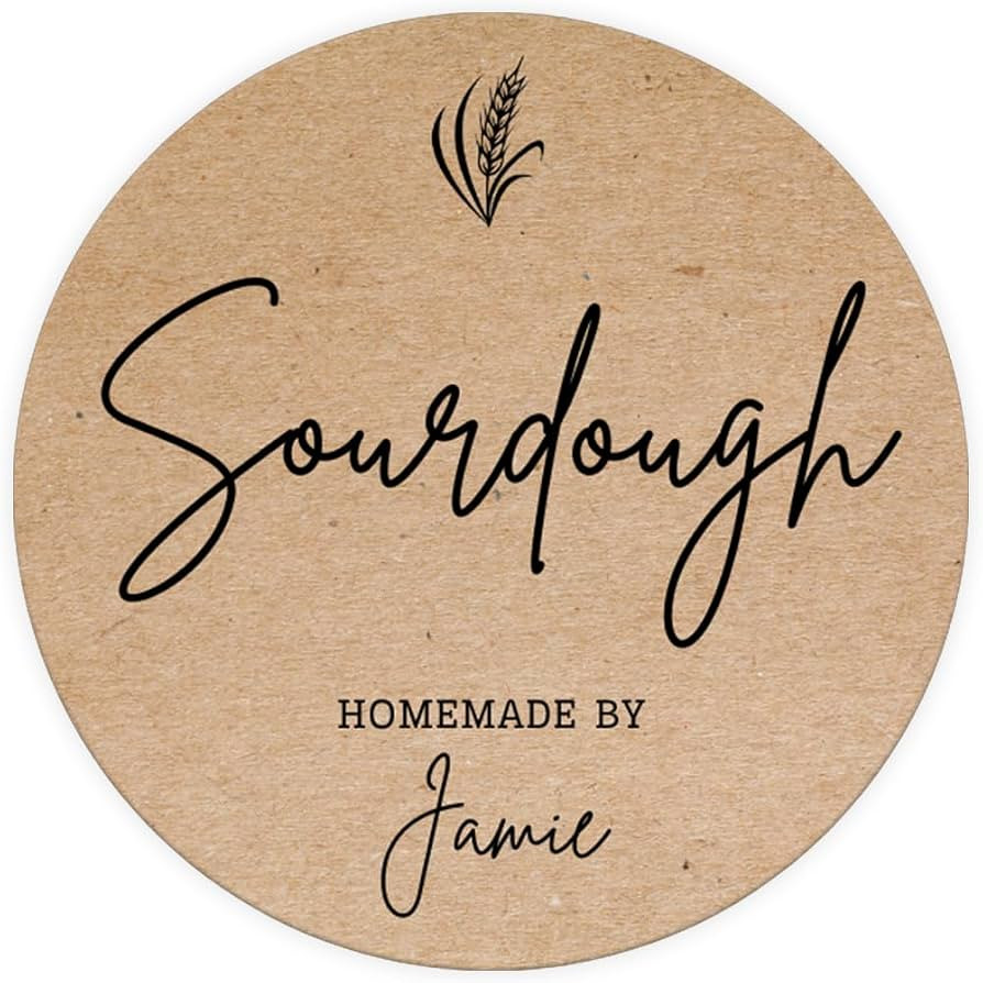 40 Sourdough Bag Stickers, Kraft Sourdough Labels, Sourdough Bread Supplies, Sourdough Bread Stic... | Amazon (US)