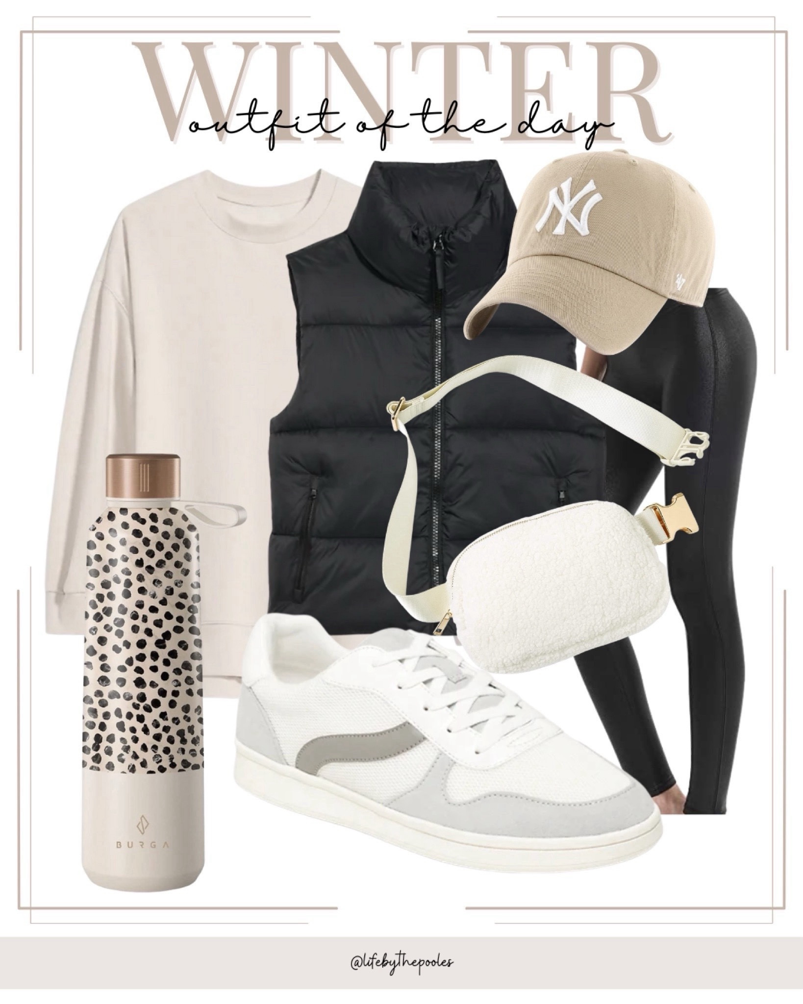 Winter outfit idea with a white sweater, puffer vest, khaki NY baseball hat, sneakers, leggings, and belt bag
//
Winter outfits| amazon winter outfit | winter travel outfit| winter dinner outfit | casual winter outfits | winter fashion | size 4-6 | cold weather outfits | winter outfit ideas | layering outfit for the cold| winter fashion 2024 | outfit inspo | outfit ideas | winter outfits amazon | boots | leggings outfits winter | casual outfit Ideas | amazon deal | amazon on sale | amazon handbags | amazon shoes, early spring outfits, mom style, mom outfits, outfit of the day, travel outfit, #ltkfindsunder100 #ltksalealert #ltkitbag 

#LTKfindsunder50 #LTKtravel #LTKstyletip