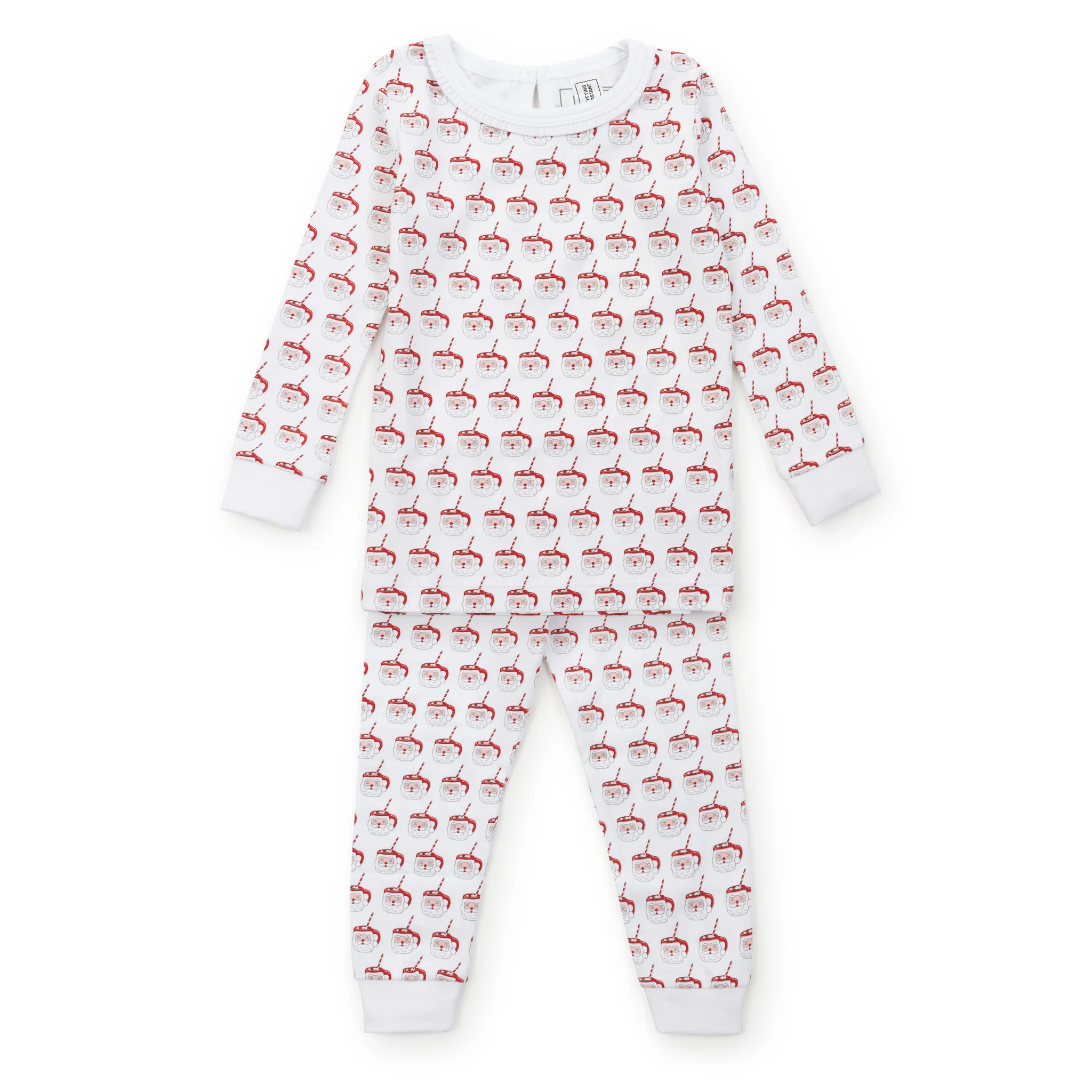 Hot Cocoa Santa Pajama Set | Festive Luxury Fabric | Lila and Hayes