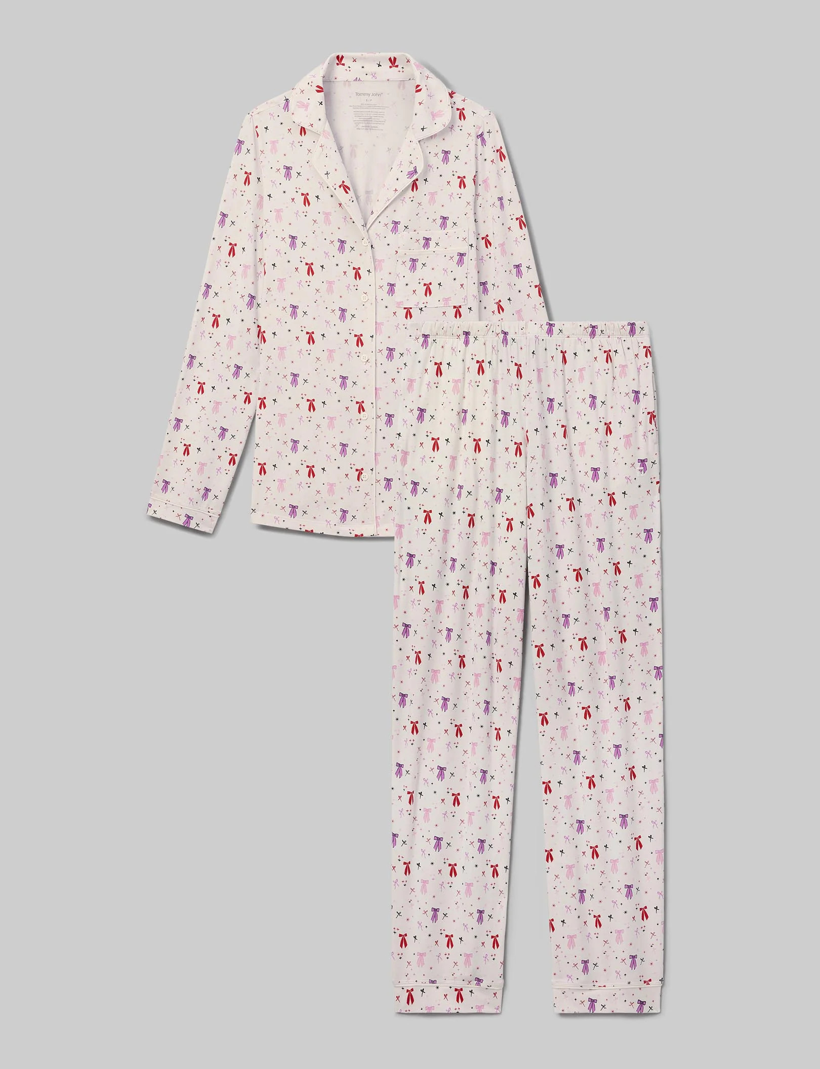 Women's Downtime Long Sleeve Pajama Top & Pant Set | Tommy John