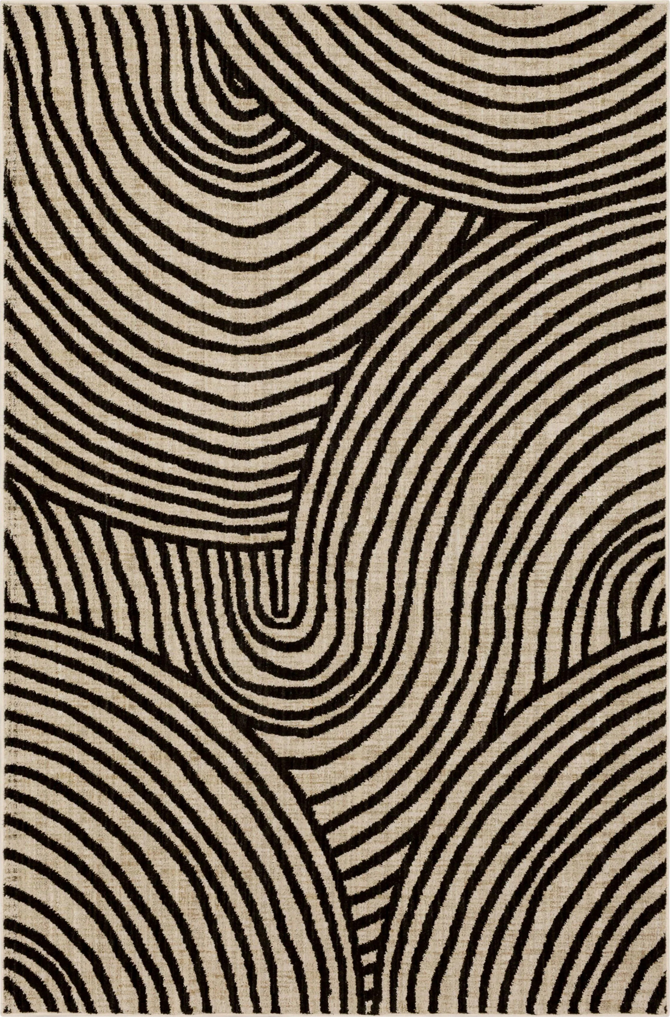 Remolino Onyx Modern Abstract Area Rug | Wayfair North America
