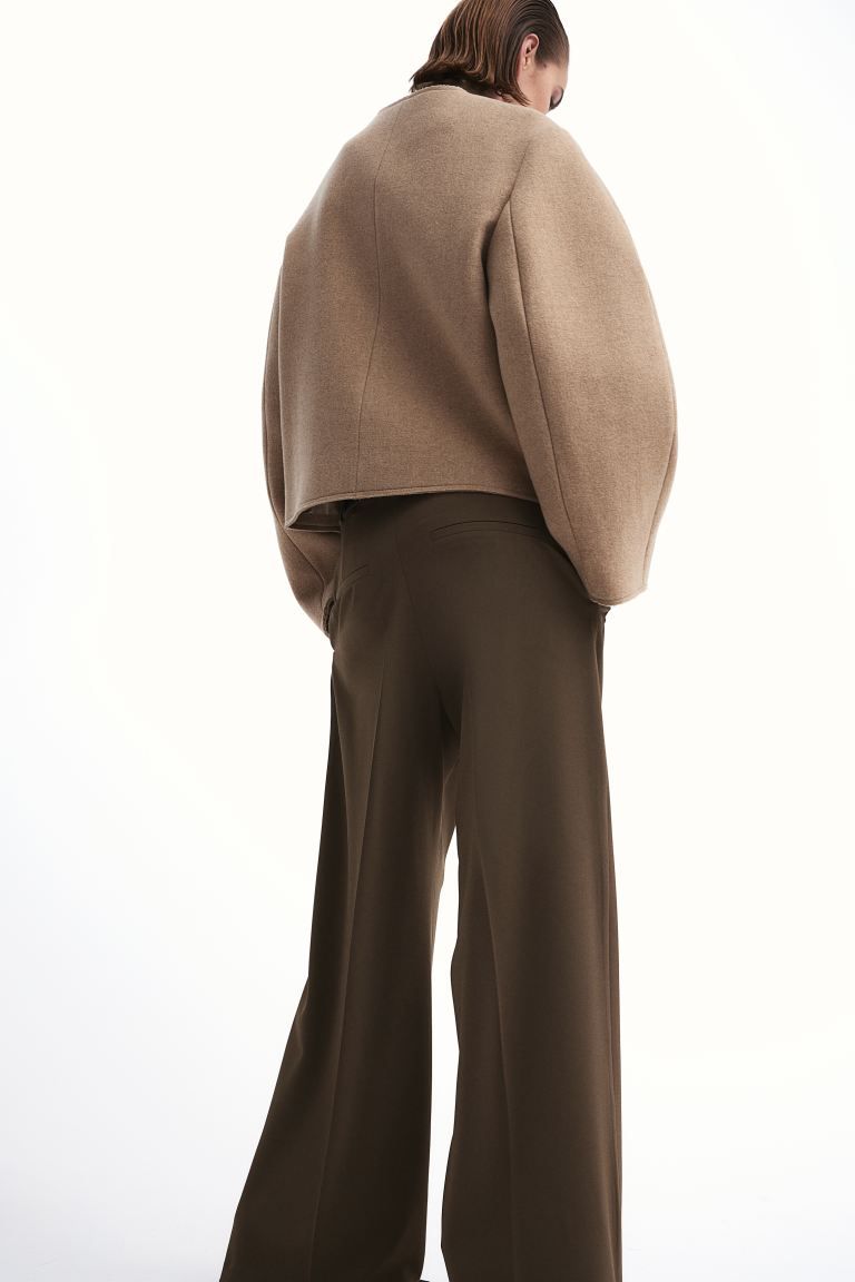 Wide-leg Pants - Brown - Ladies | H&M US | H&M (US + CA)