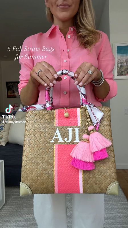Straw bags for summertime! Obsessed with them ALL 🧺💓 #strawbag #minibag #summerbag #monogram #bridesmaidgift 

#LTKunder100 #LTKSeasonal #LTKitbag