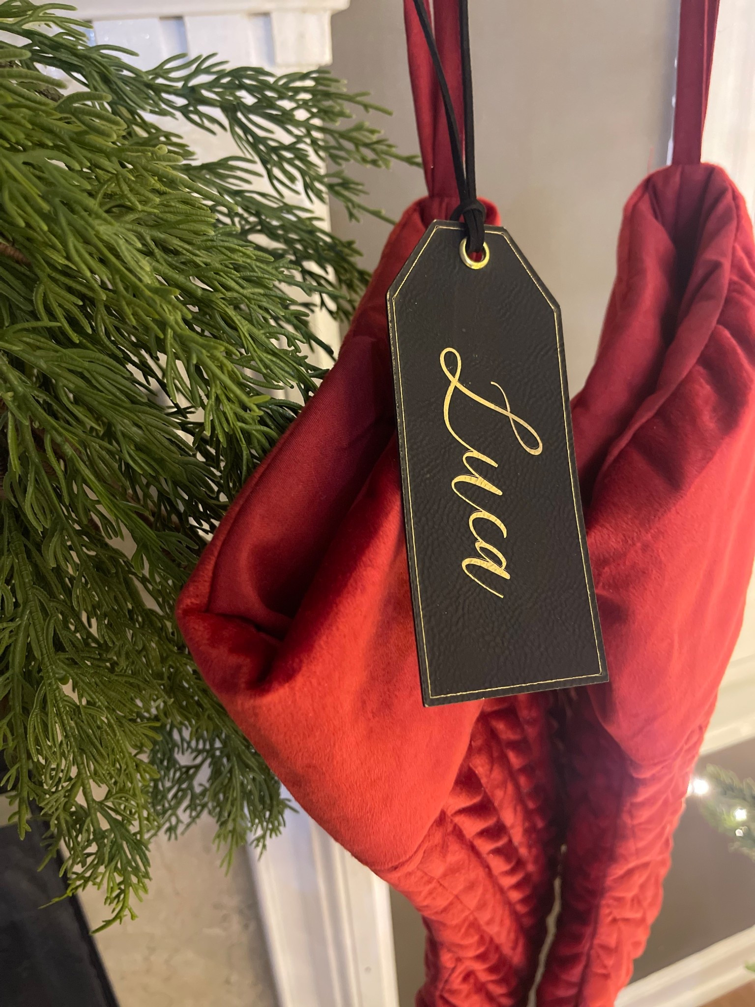 New stocking tag addition with our baby boy's name! 

#LTKmomlife #LTKBaby #LTKHoliday