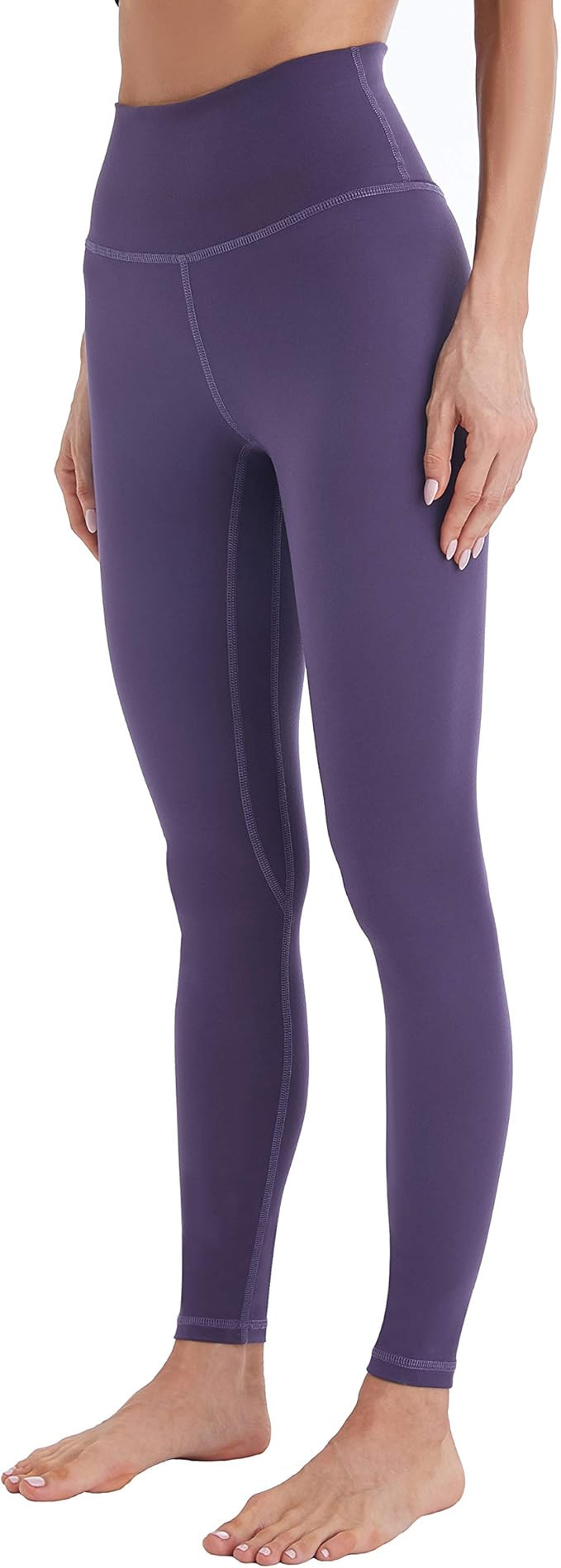 Mipaws Women's High Rise Leggings Full-Length Yoga Pants with Tummy Control Seamless Waistband | Amazon (US)