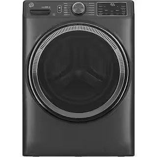 GE 5.0 cu.ft. Smart Front Load Washer in Carbon Graphite with Steam, UltraFresh Vent System, and ... | The Home Depot