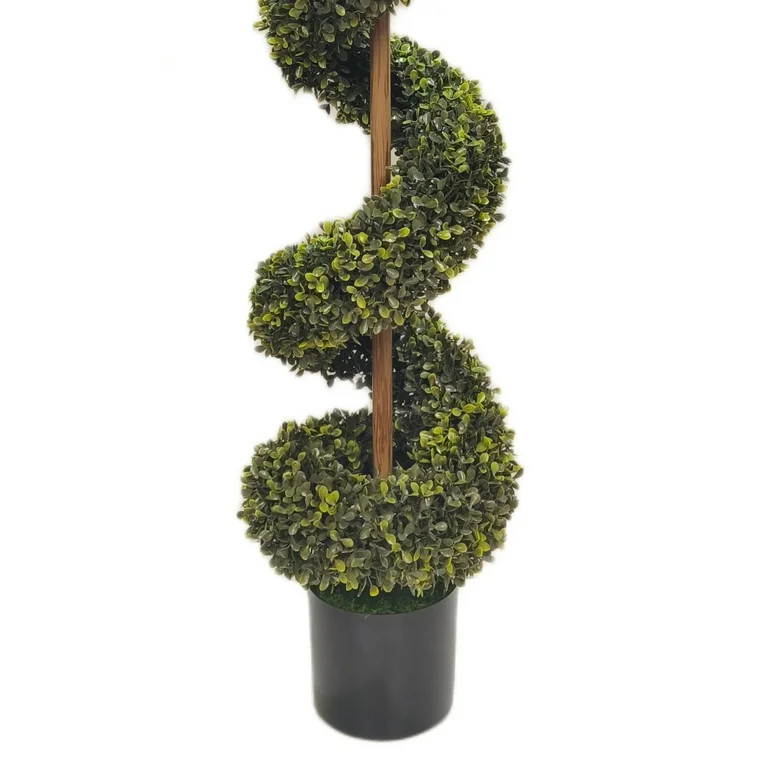 My Texas House 48" Swirl Boxwood Topiary | Walmart (US)