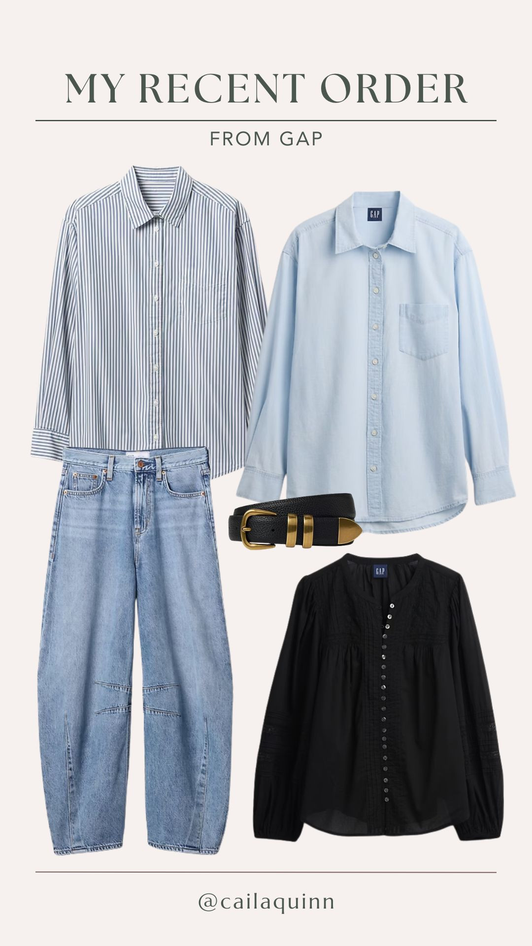 My recent order from Gap! 

 #LTKgrwm #LTKootd