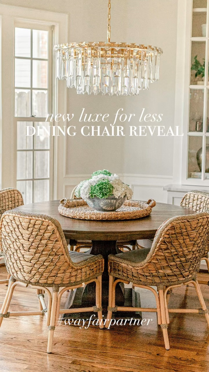 Luxe for Less dining chair reveal with @Wayfair! Absolutely loving my new dining chairs PLUS they come fully assembled with removable seat cushions. They are a great price for the style and quality! #Wayfairpartner #wayfair #onlyatwayfair AD

#LTKHome #LTKSaleAlert #LTKStyleTip
