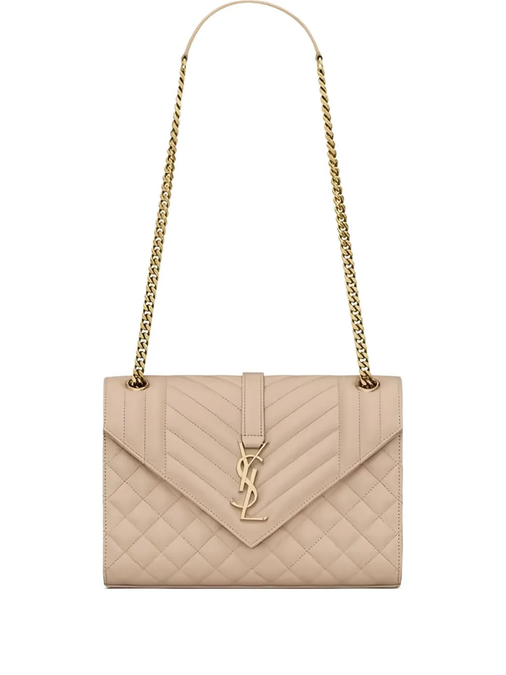 Saint Laurent Envelope medium shoulder bag - Neutrals | Farfetch Global