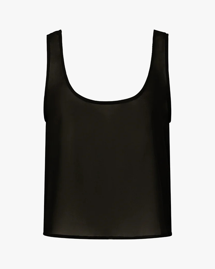 Square Neck Chiffon Tank | We Wore What