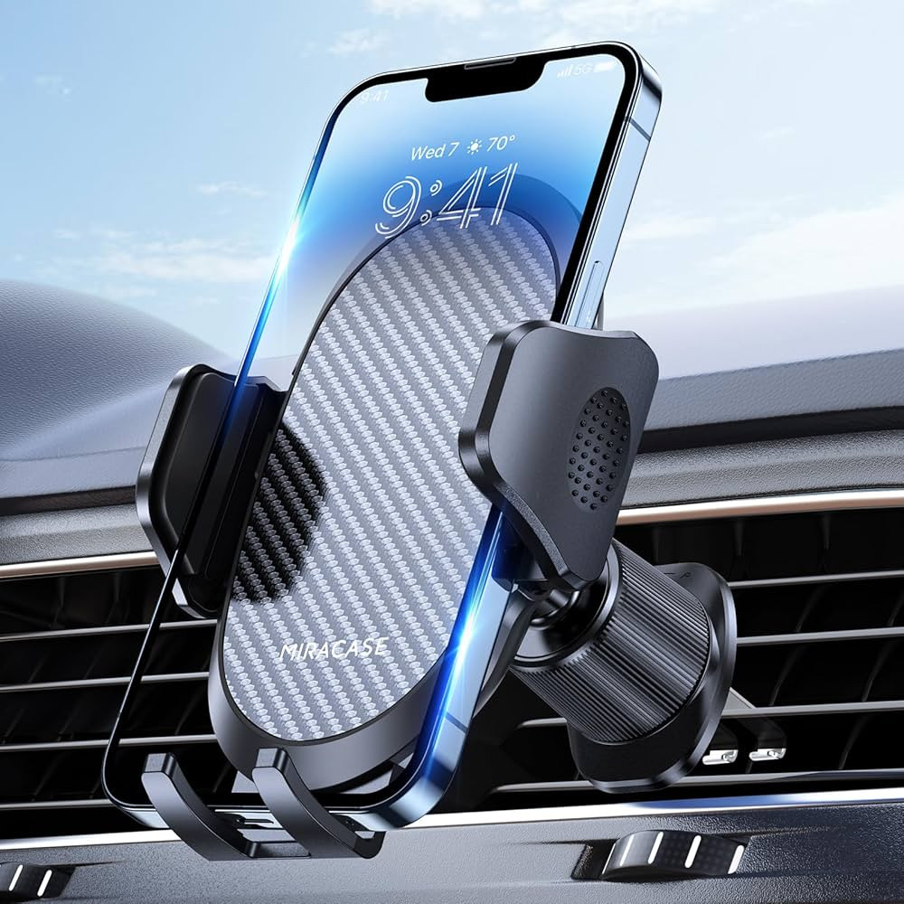 Miracase Phone Holders for Your Car with Metal Hook Clip, Air Vent Cell Phone Car Mount, Universa... | Amazon (US)
