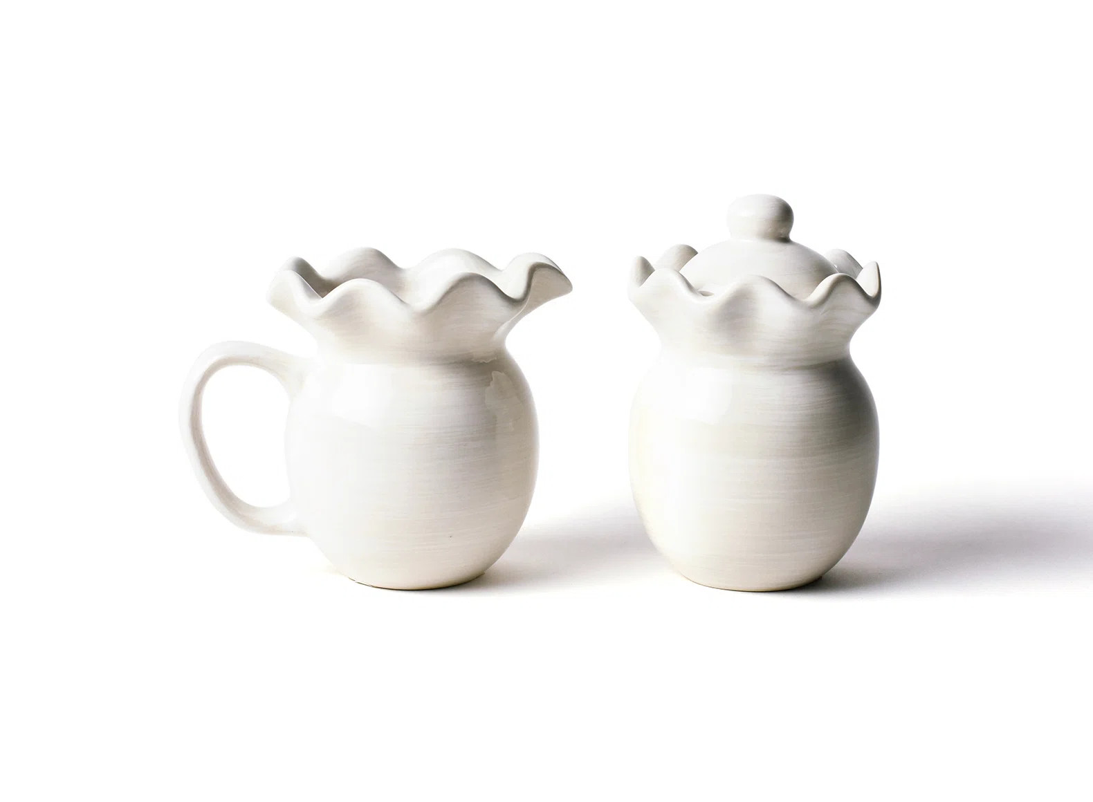 Hand Painted Sugar And Creamer Set with Lid | Wayfair North America