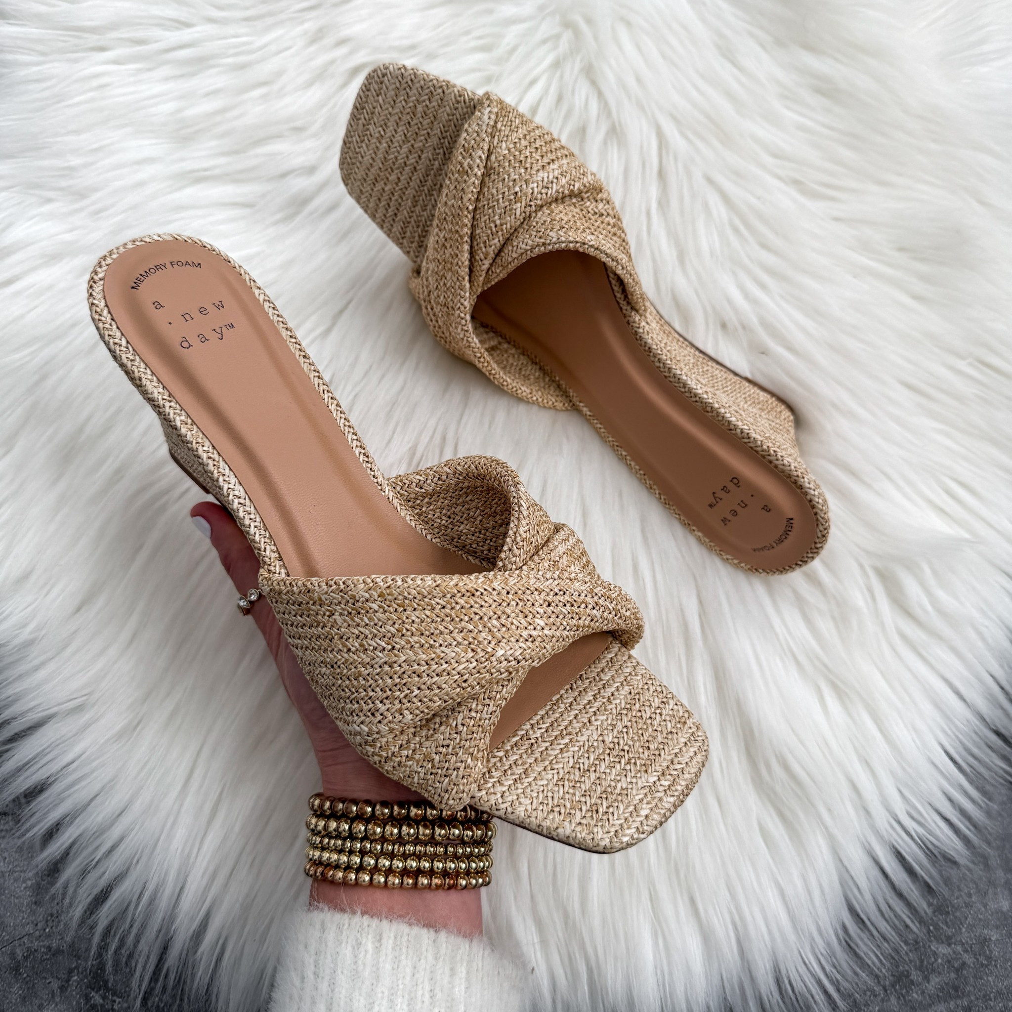 A new day wedge sandals from target run true to size 