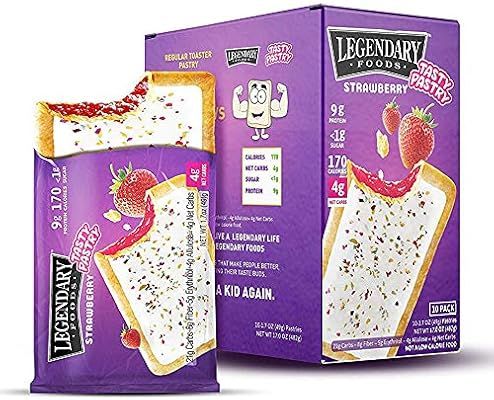 Legendary Foods Tasty Pastry Toaster Pastries | Ideal Low Carb Keto Breakfast | No Added Sugar | ... | Amazon (US)
