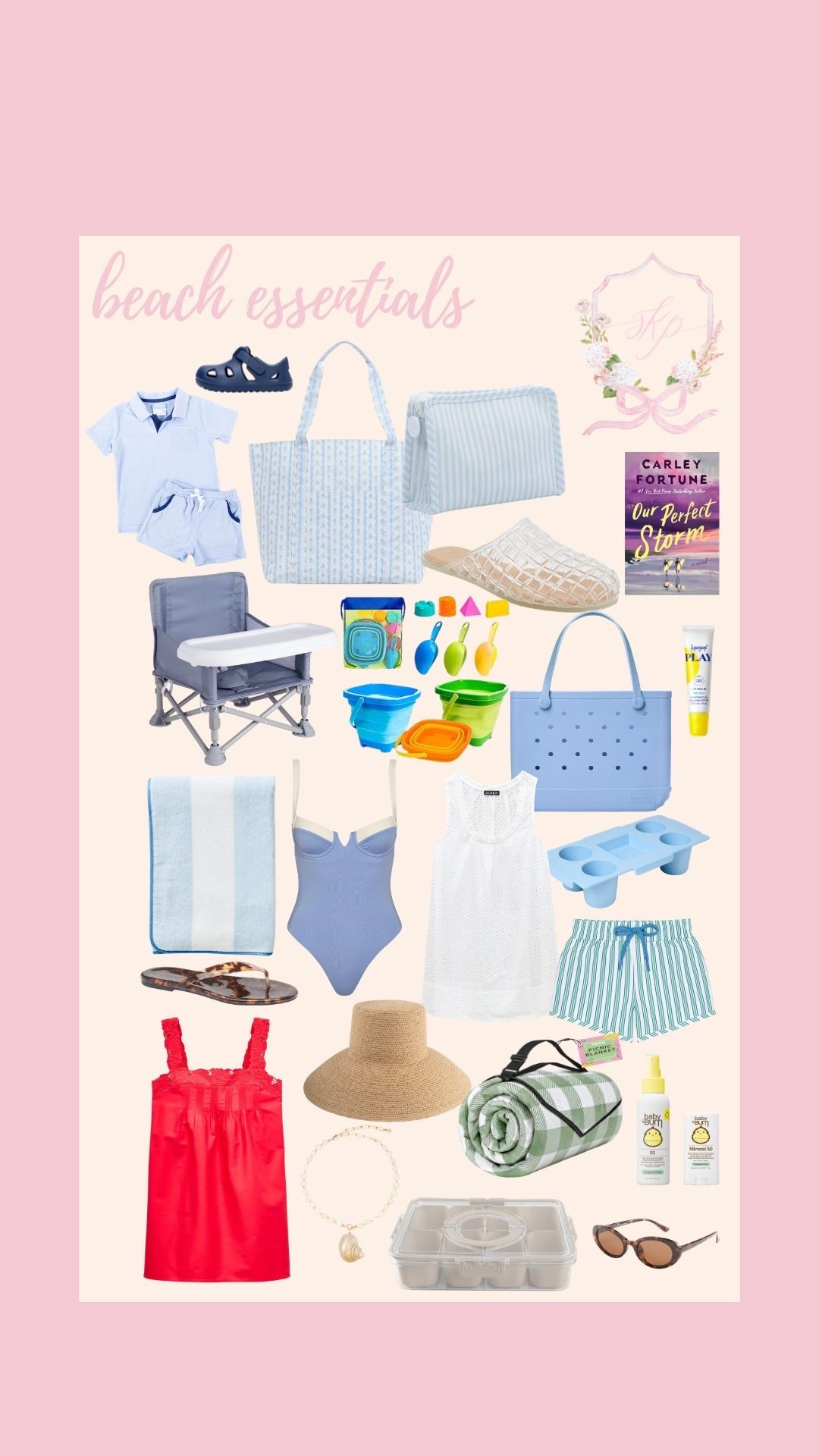 Headed to the beach next week & wanted to share what I’m packing!🏖️☀️🧺
