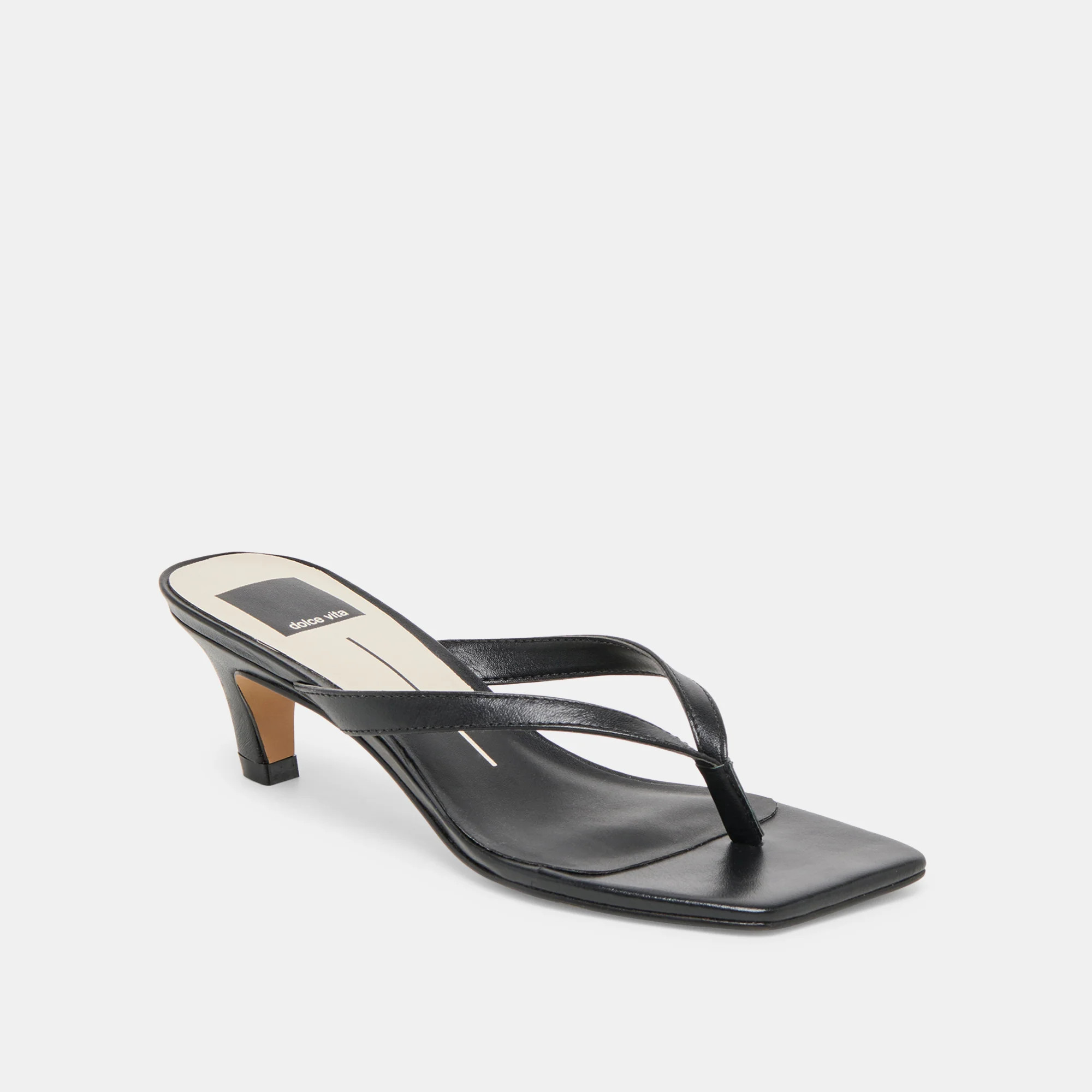 Ramia Black Leather Heels | Dolce Vita | DolceVita.com