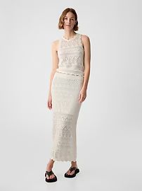 Crochet Pull-On Midi Skirt | Gap (US)